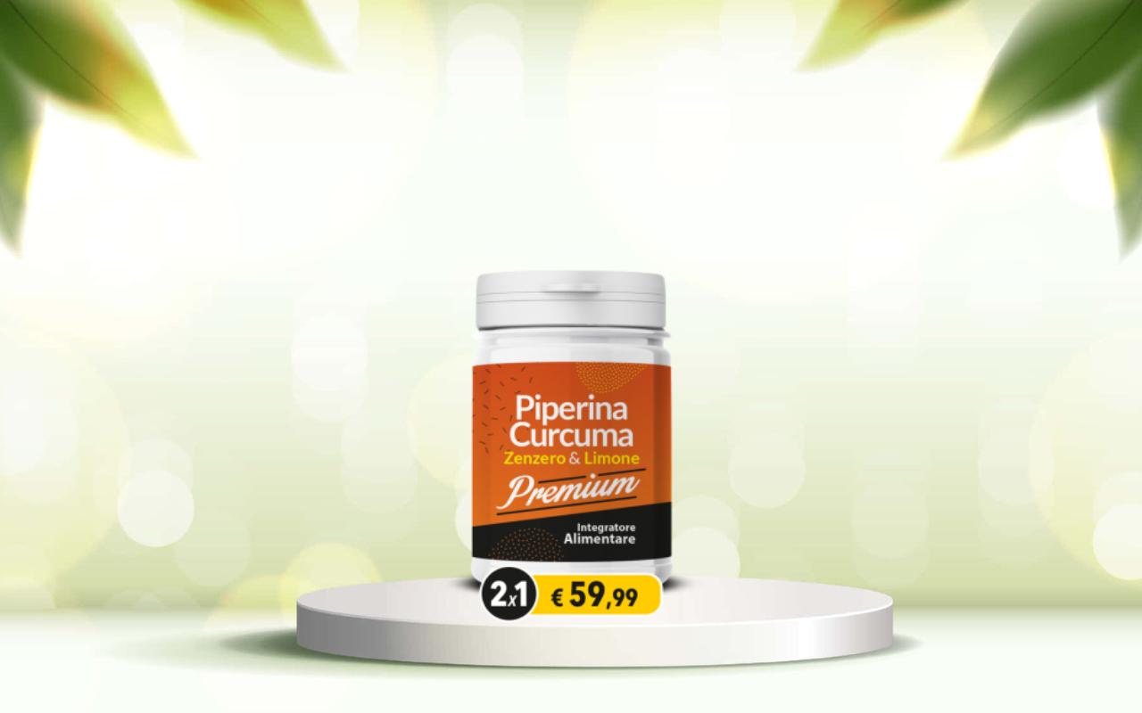 Prova Piperina e curcuma premium: il detox naturale per intestino e forma fisica